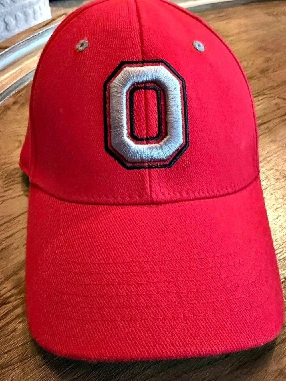 Top of the World One Fit The Ohio State Buckeyes Red Block O Flex Hat